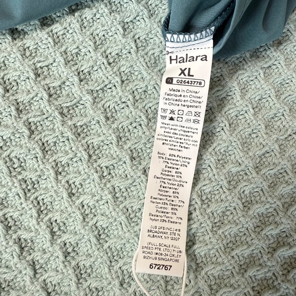 NWT Halara Breezefull Backless Racerback Midi Tank Dress Womens XL Stone Blue - Picture 4 of 9